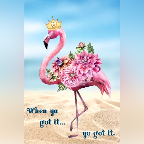 -PRETTY IN PINK FLAMINGOS- Wall Art Print collection Childrens room Decor Gift - Picture 9 of 9